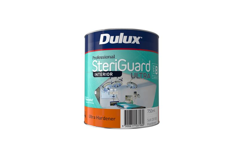 Dulux SteriGuard Ultra Part B protects walls in high-traffic areas.
