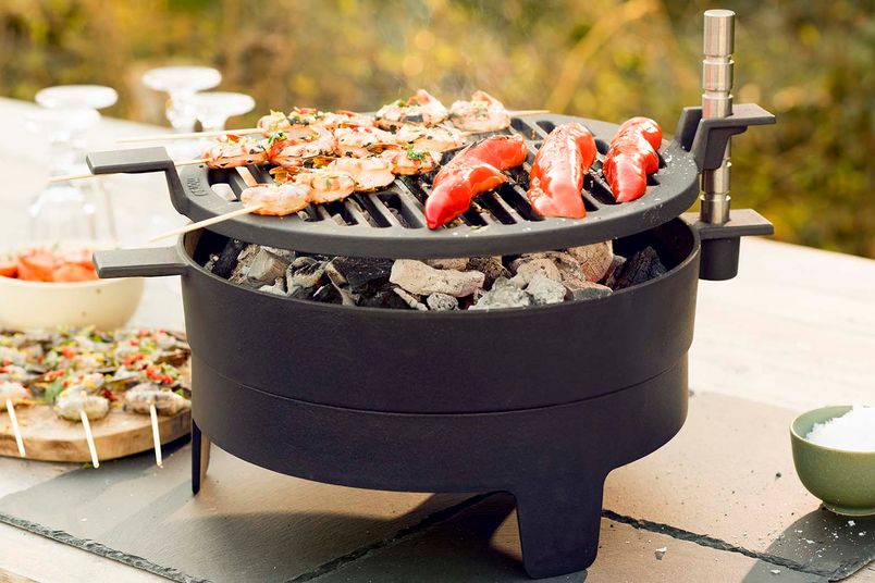 Morsø Grill '71 Table Top is under 13kg and ideal for camping.