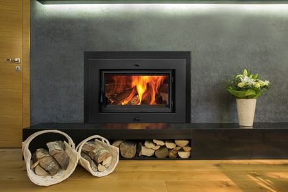 Lopi inbuilt wood fireplaces