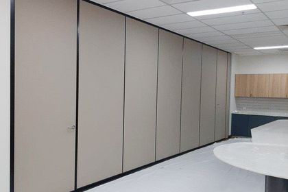 Acoustic folding doors by Bildspec at Canon Medical