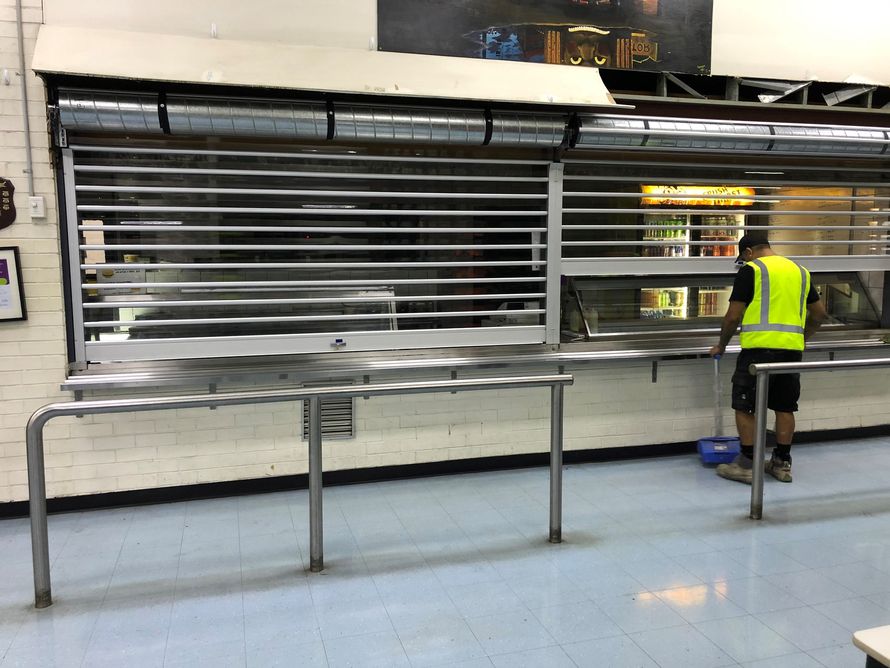 Security shutters supplied for Woolworths depot in Yennora
