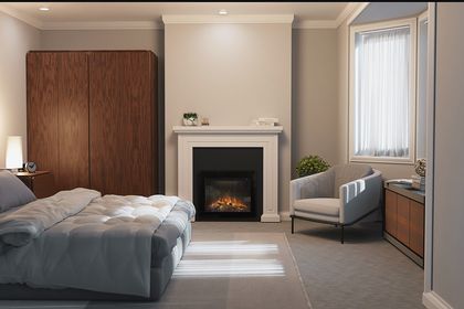 Introducing the Ambe Square30 electric fireplace