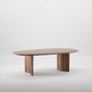 Monument Oval table, 240 cm in European walnut and natural oil.