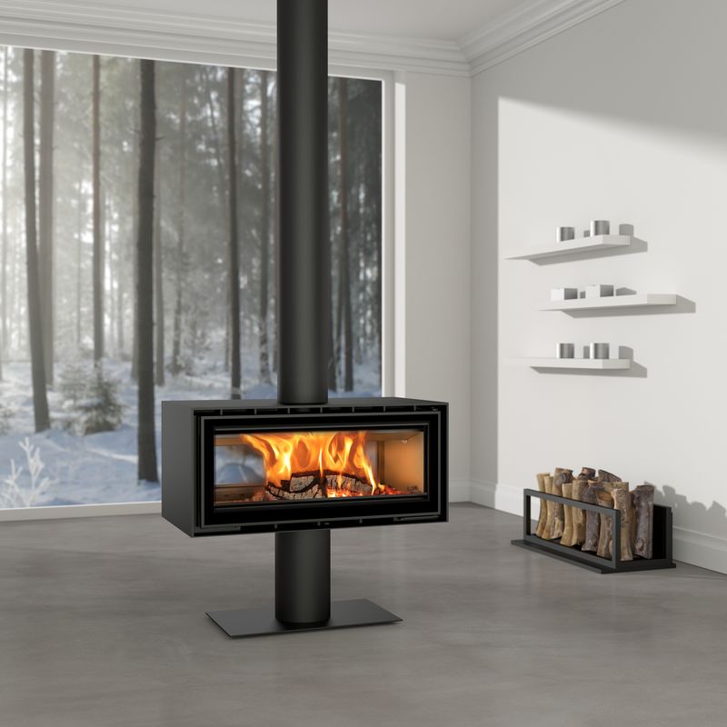 Freestanding Fireplace – ADF Linea 100 P By Castworks – Selector