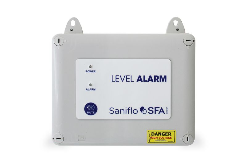 The Saniflo Sanialarm Interlock has three functions.