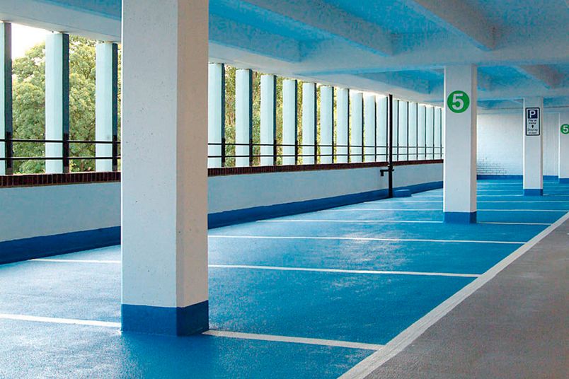 A multi-level car park flooring system from Sika Australia.