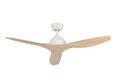 The Fanco Breeze AC ceiling fan in white with beechwood blades.