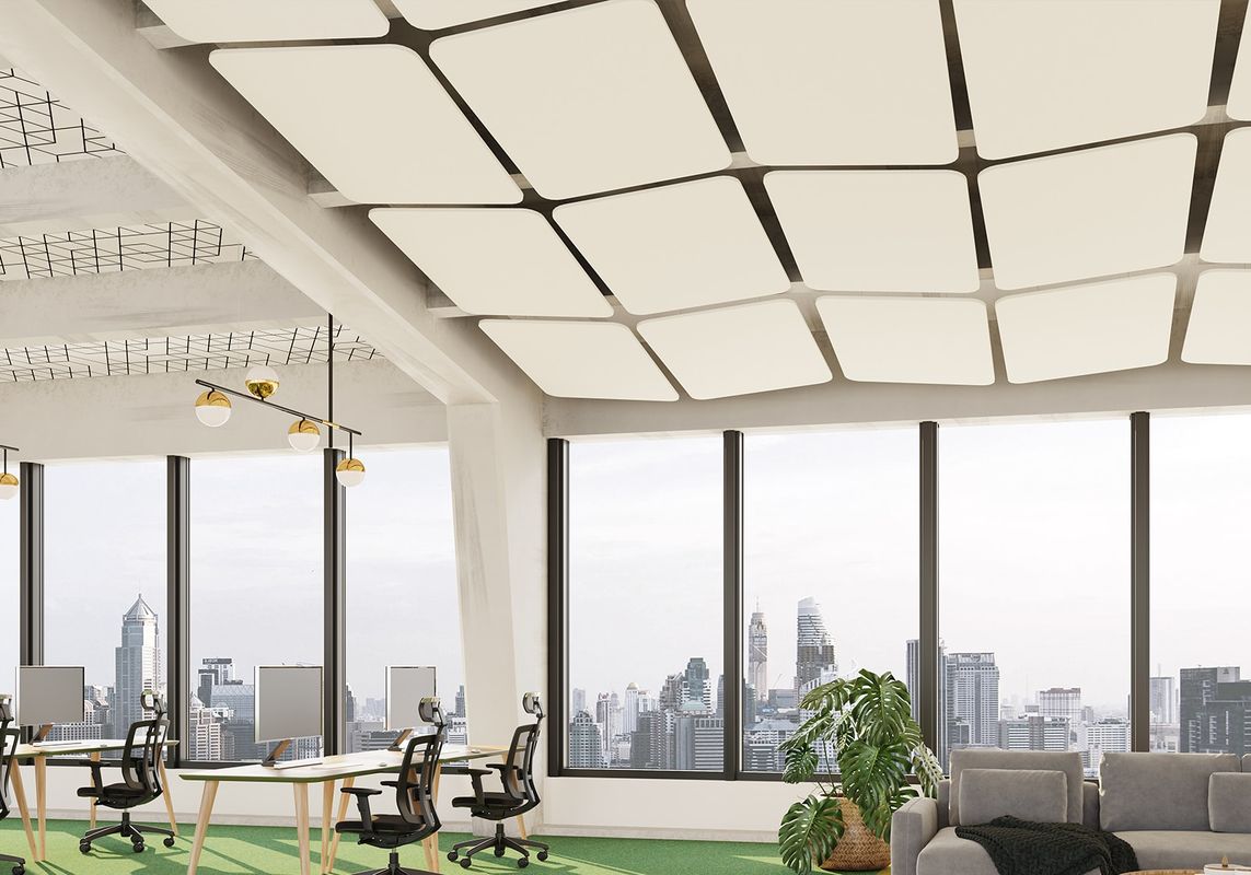 Acoustic ceiling panels – Clouds by Acoufelt – Selector