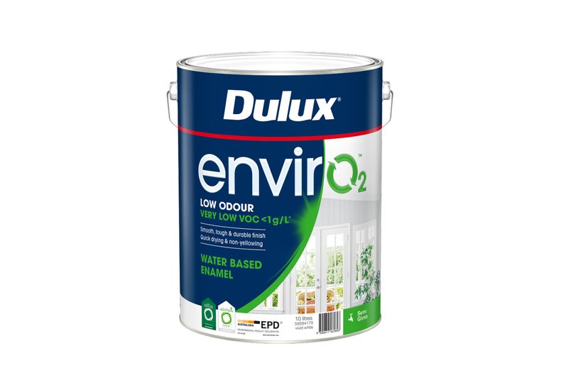 Dulux envirO2 Water Based Enamel Semi Gloss, 10 L.